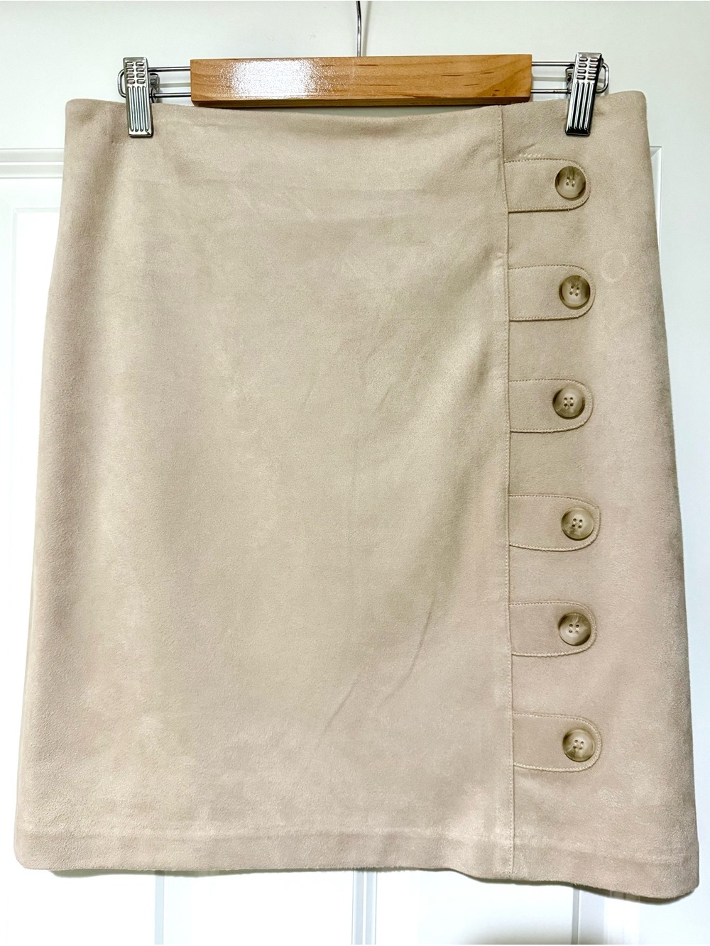 J. McLaughlin Faux Suede Skirt